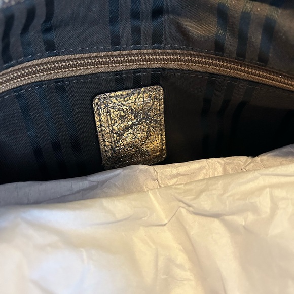 Frye Deborah Gold Studded tote